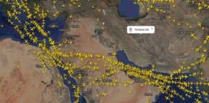 divert flights, airspace closed, Israel, Iran